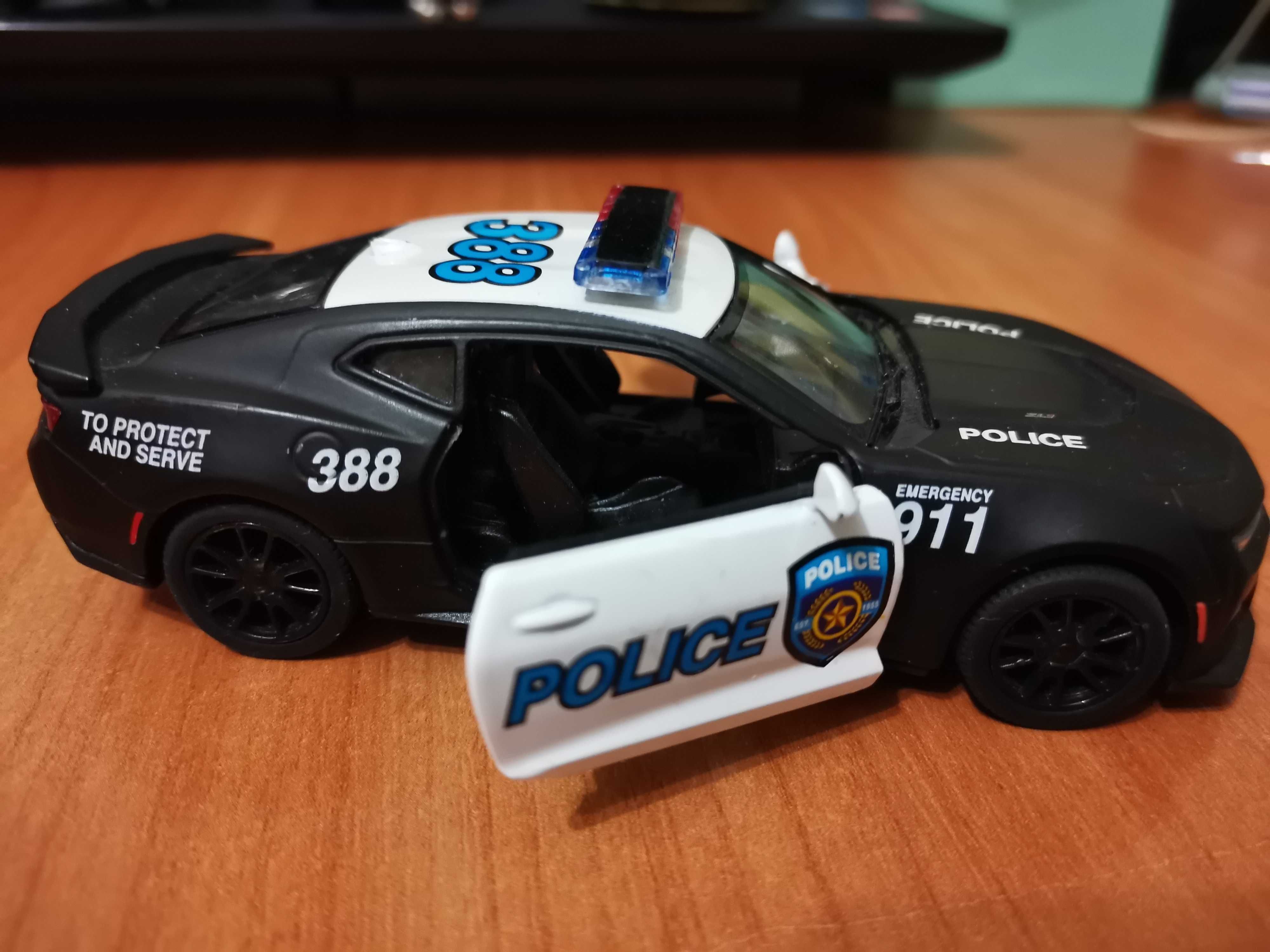 Інерційна металева машинка Chevrolet Camaro ZL1 Police KINSMARTполіція