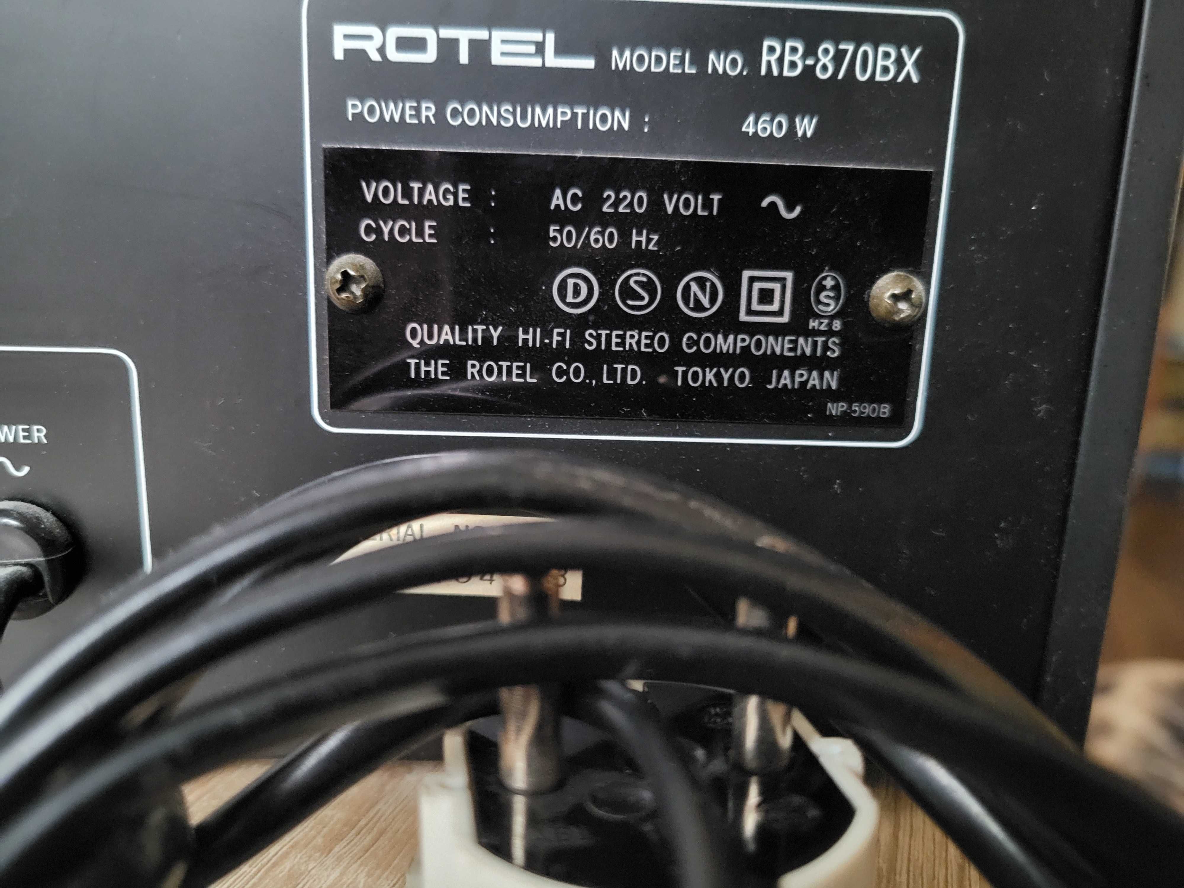 Rotel RB-870bx końcówka mocy