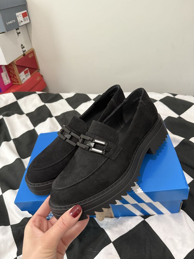Buty mokasyny czarne