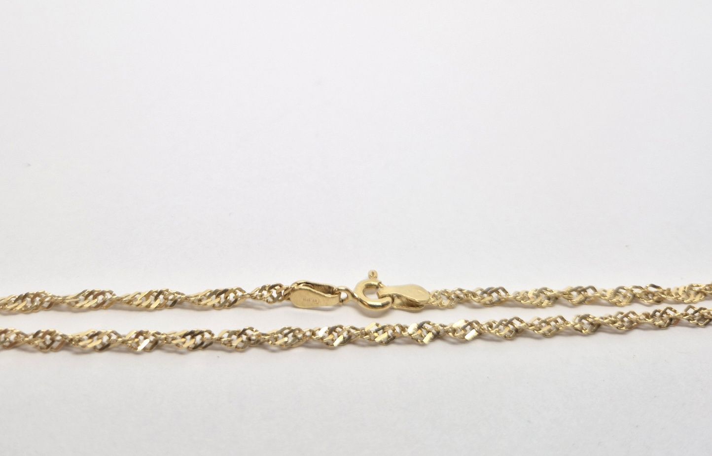 Łańcuszek złoty 5,63g, złoto 18 KT, Komis Jasło Czackiego
