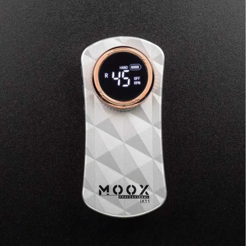 Акумуляторний фрезер для манікюру MOOX IX 11, 35 Вт, 45000 об/хв, Gray