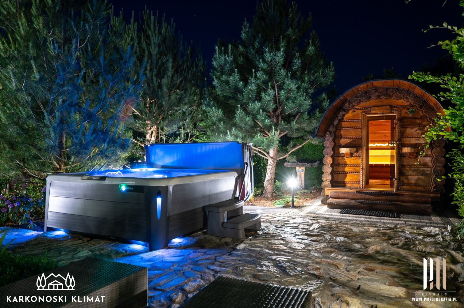 Karkonoski Klimat - domek z bali z dostępem do jacuzzi i sauny.