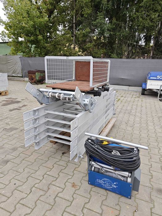 Winda drabina dekarska Bocker Top-Lift 12m wciągarka dachowa Nr.28