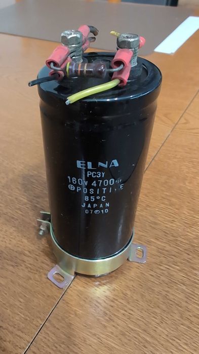 Kondensatory elektrolityczne śrubowe ELNA + podstawki 5kg