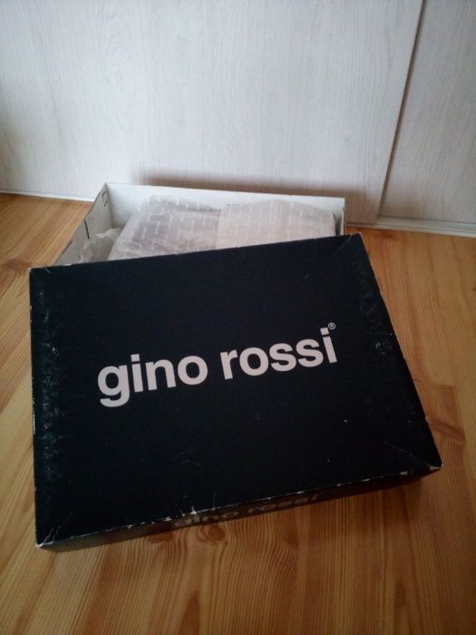 Czarne kozaki Gino Rossi roz. 38 mało używane - SKÓRZANE!!!