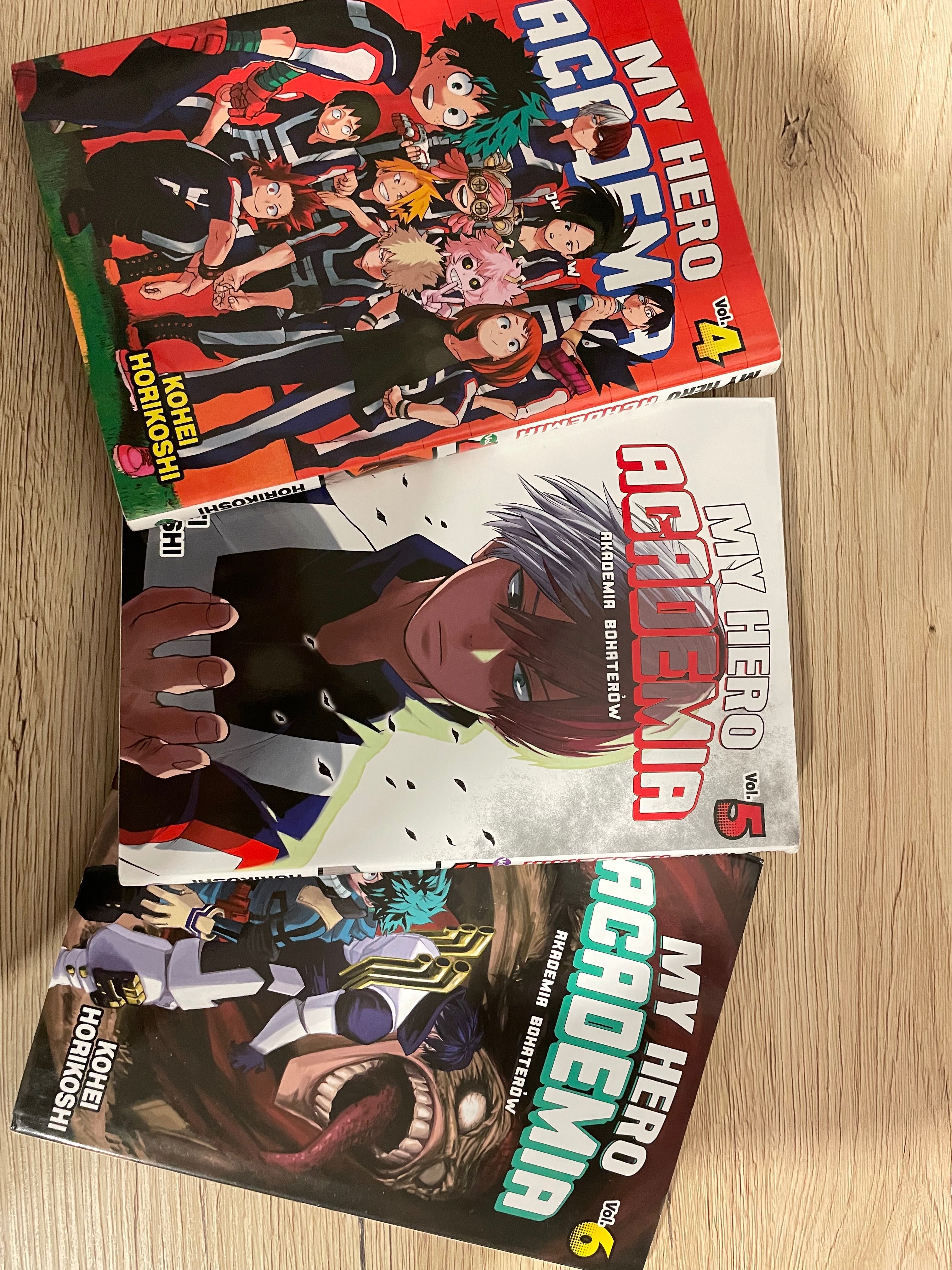 Manga My Hero Academia tom 4,5,6