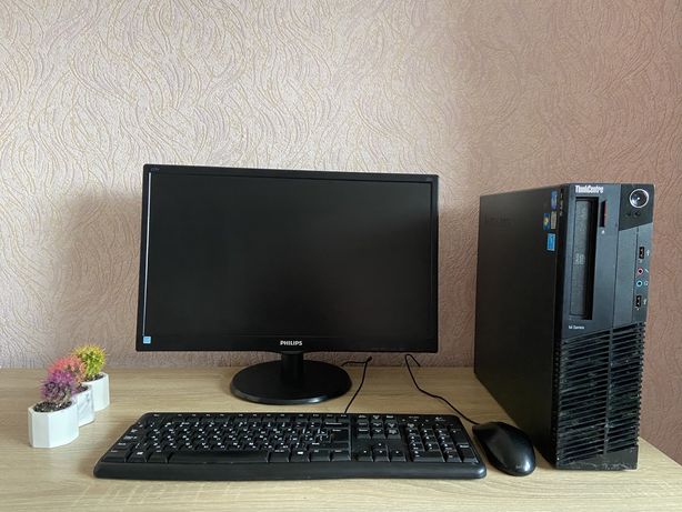 Комплект компьютер и монитор для роботы,офиса i3-3220 DDR3 4