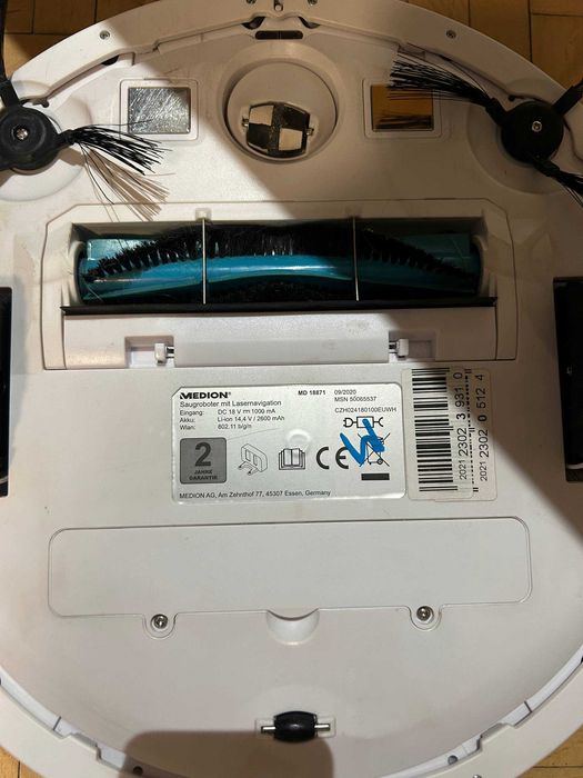 Robot sprzątający Medion MD 18861 z laserową nawigacją