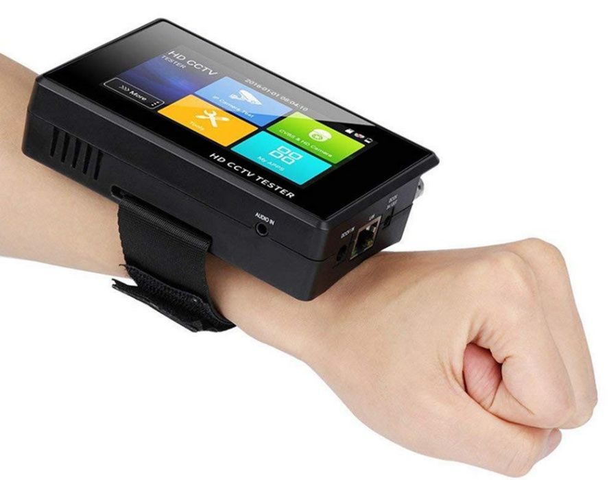 Tестер видеонаблюдения 8MP 5х1  IP CVBS CVI TVI AHD с