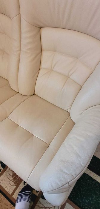 Sofa piękna skóra jak nowa