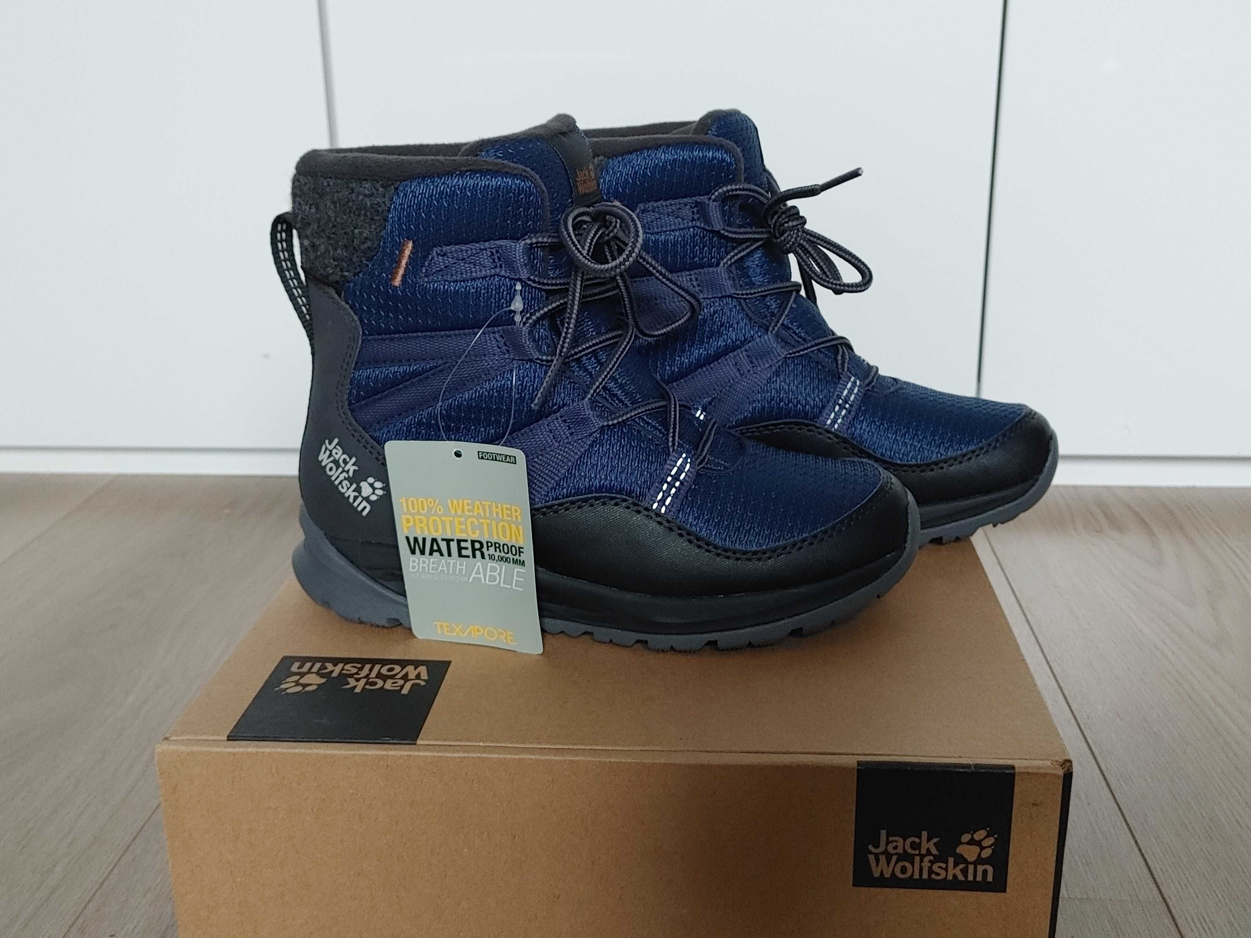 Jack Wolfskin nowe śniegowce kozaki botki buty zimowe 33