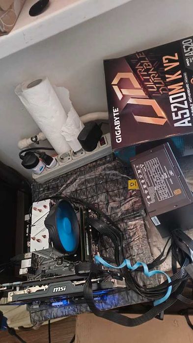 Комплект для збирання пк: A520M\Ryzen 5 3600\Кулер