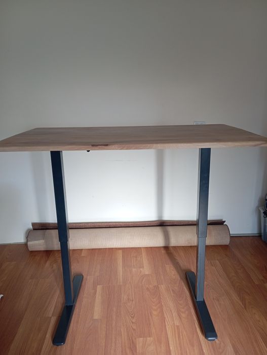 Стол орех металеві ножки регулювання висоти