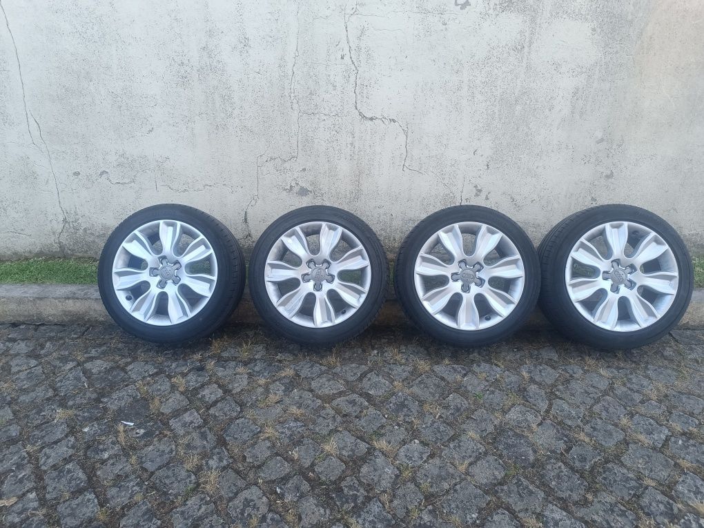 Jantes 16 Audi A1 furação 5x100 c/pneus