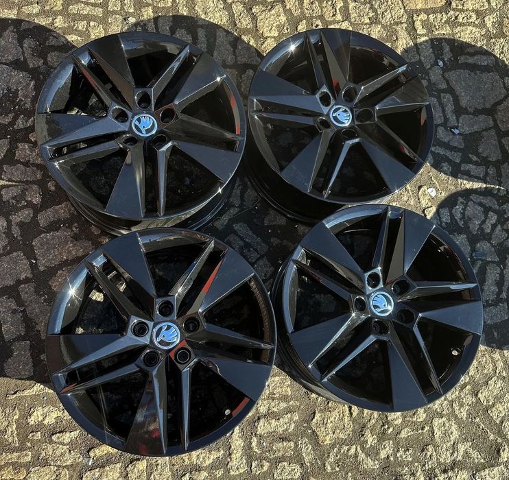 FELGI SKODA OE 5X112 SUPERB OCTAVIA 3V0 17 CZARNE