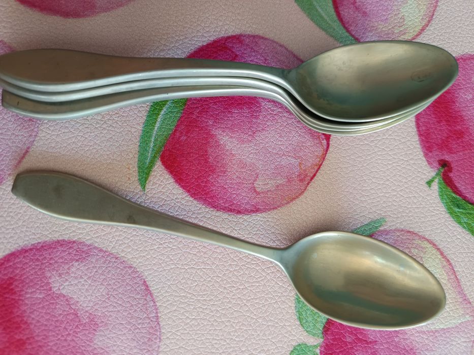 Łyżeczki stare alpacca