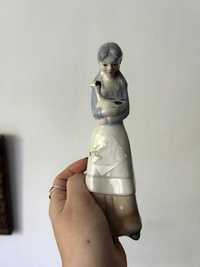 figurka ozdoba dziewczynka vintage prl porcelana