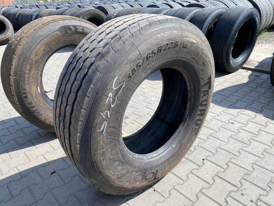 Opona ciężarowa używana naczepowa 385/65R22.5 TAURUS TOP 2000T / 14mm