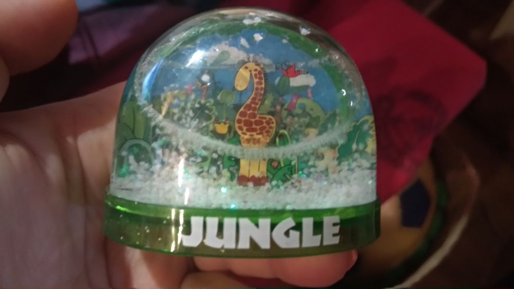 игрушка детская сувенир снег жираф звери JUNGLE британия как новая