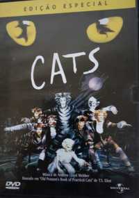 Dvd  duplo Cats em musical em muito bom estado - ediçao especial