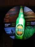 Plafon NEON zegar reklama piwa LED4tryby iluminacji pub garaż