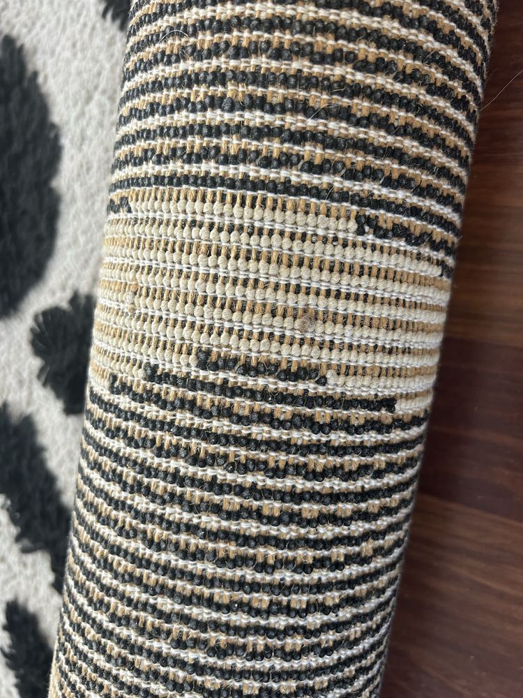 Dywan Komfort czarno biały 220x160