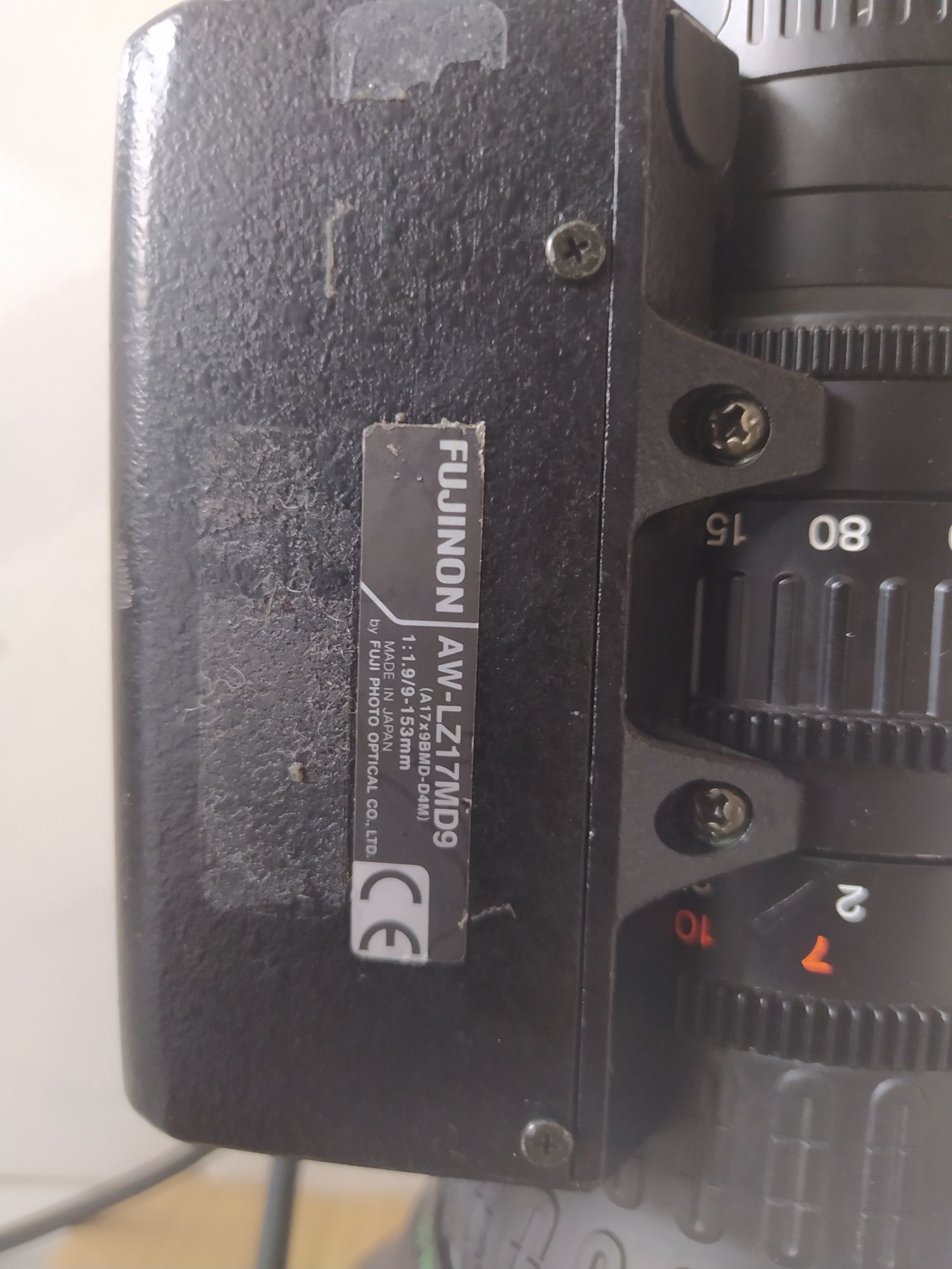Fujinon AW-LZ17MD9AG 17x Full Servo HD Lens for 2/3" mount B4
