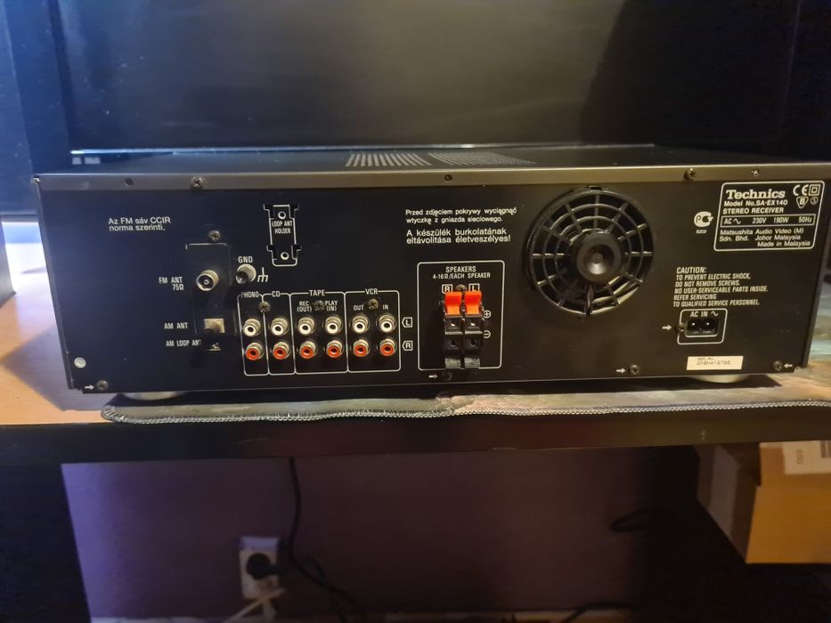 Technics SA-EX140 - Wzmacniacz / Amplituner Stereo Class H+ - PHONO -