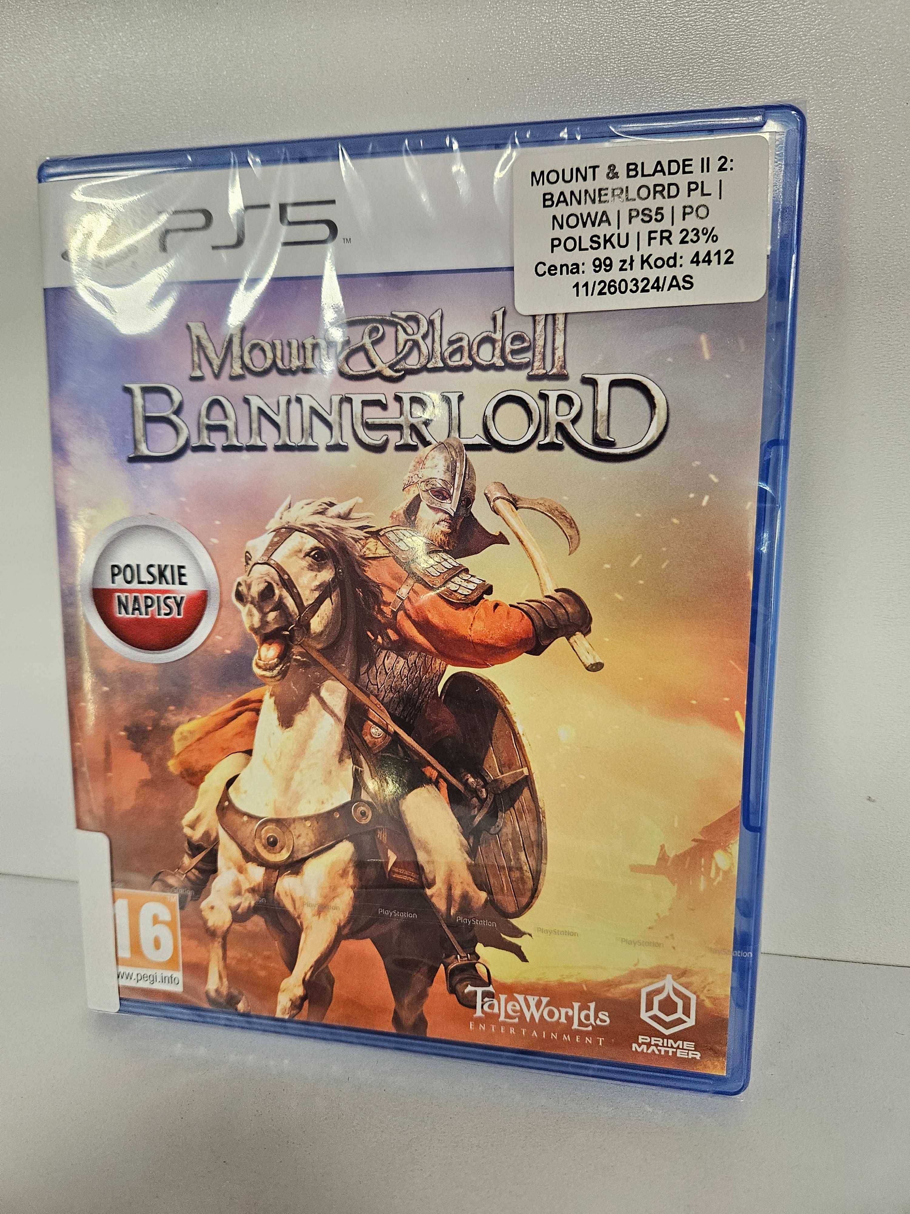 Mount & Blade II Bannerlord PS5 - Nowa - As Game & GSM 4412