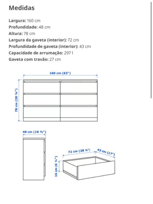 Cómoda Ikea Malm