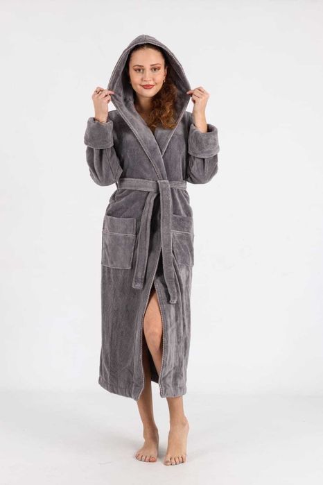 Женские халаты Nusa 6890 махра/бамбук