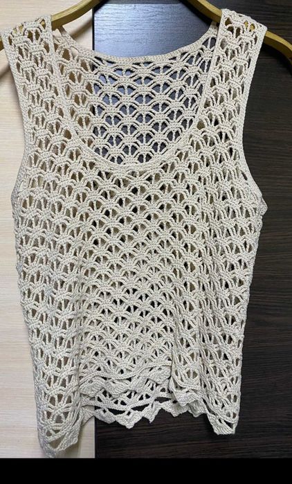 Жилетка майка В'язана