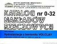 KNR 0-32 - Hydroizolacje z bentonitu VOLCLAY