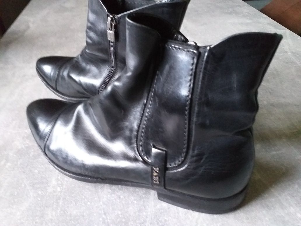 Czarne męskie buty Włoskie Fabi, rozmiar 40,5
