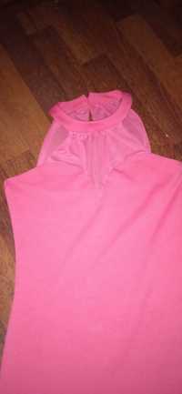 Różowa sukienka mini xs