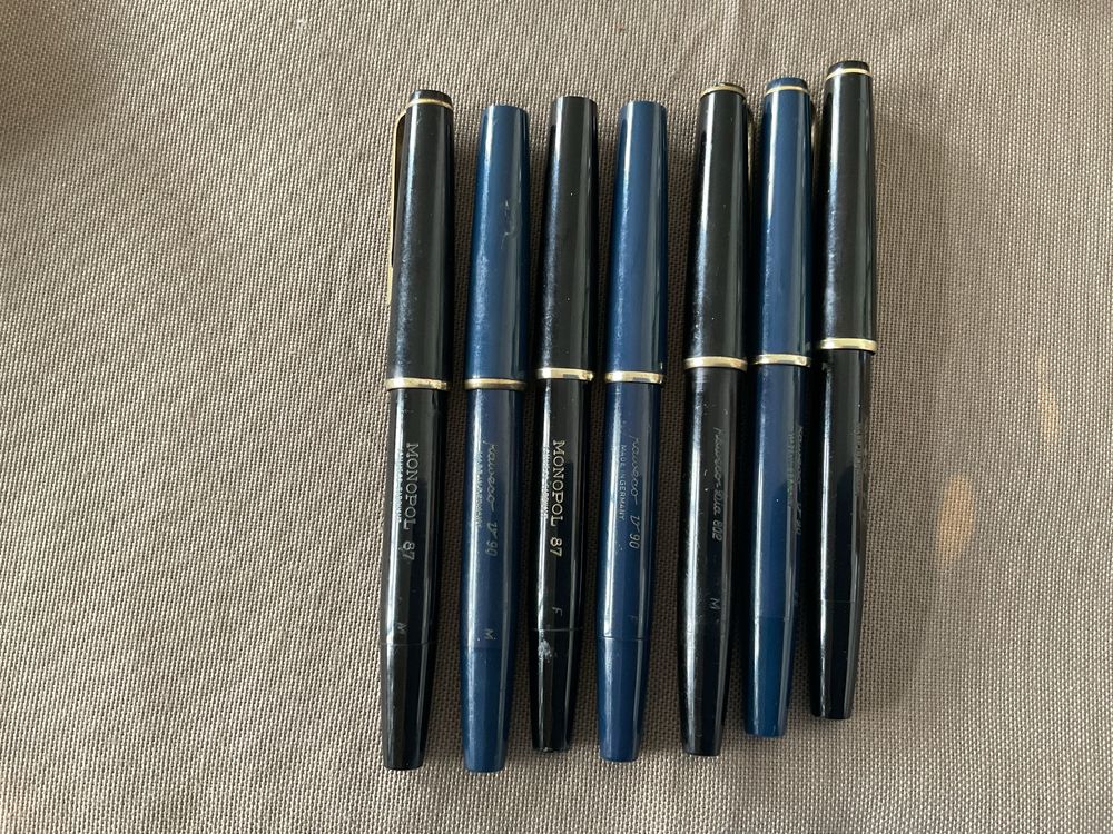 Conjunto de canetas tinteiro da Kaweco varios modelos