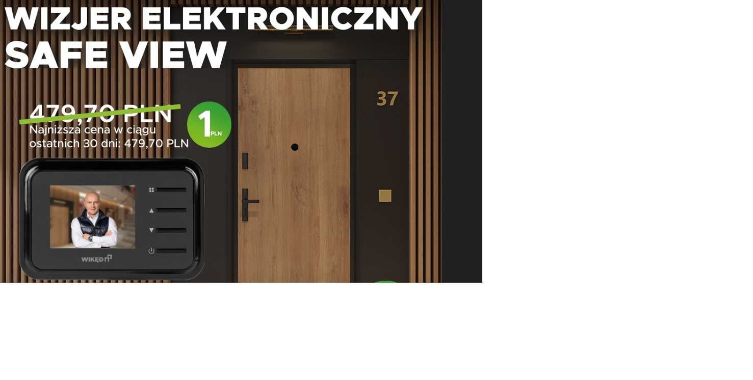 Wizjer cyfrowy-elektroniczny Safe View z dzwonkiem do drzwi