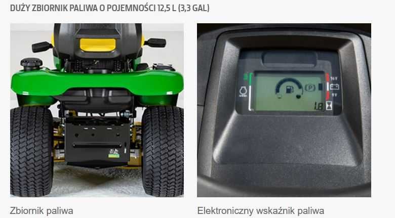 John Deere X380 Nowy, mocny 21 KM Raty 0%