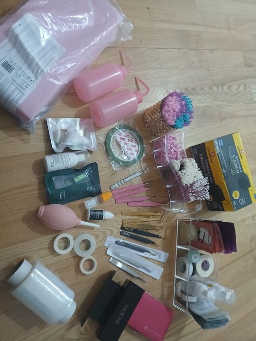 Zestaw startowy do robienia rzęs