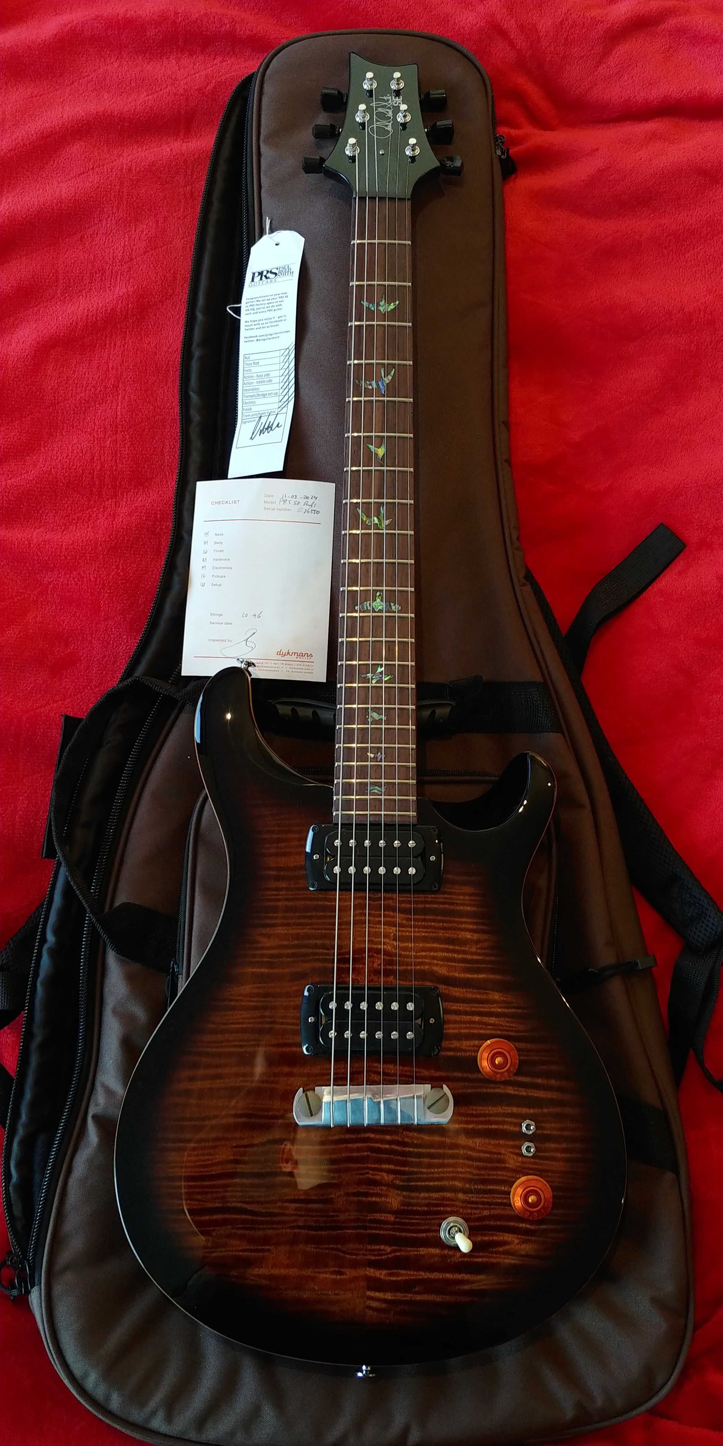 Gitara elektryczna PRS SE Paul's Guitar Black Goldburst 2022