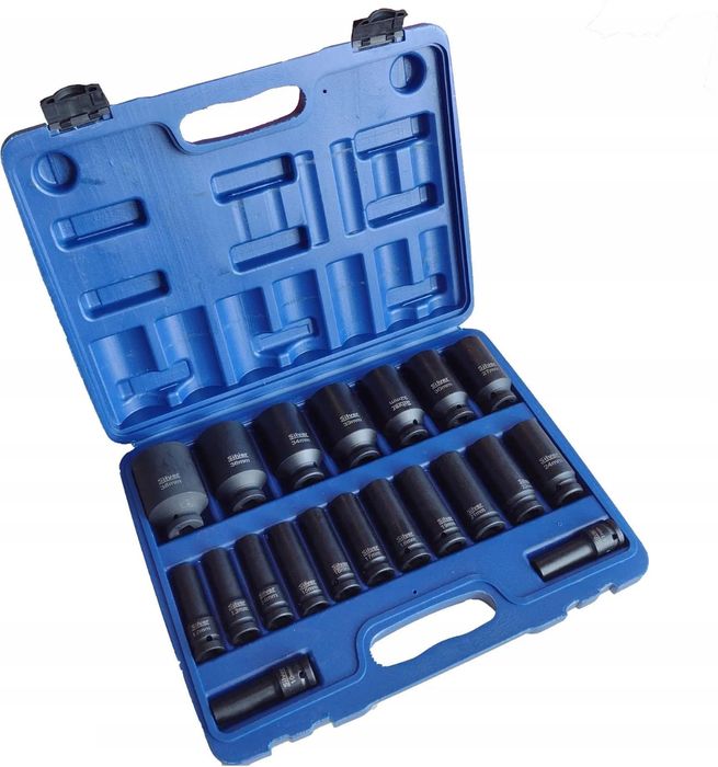 Nasadki Udarowe Długie 1/2 20szt  10-38mm