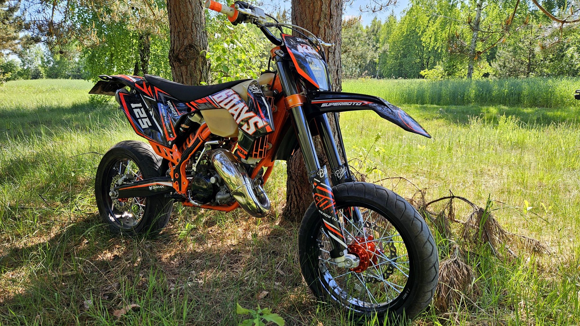 KTM EXC 125 supermoto sm super Six days