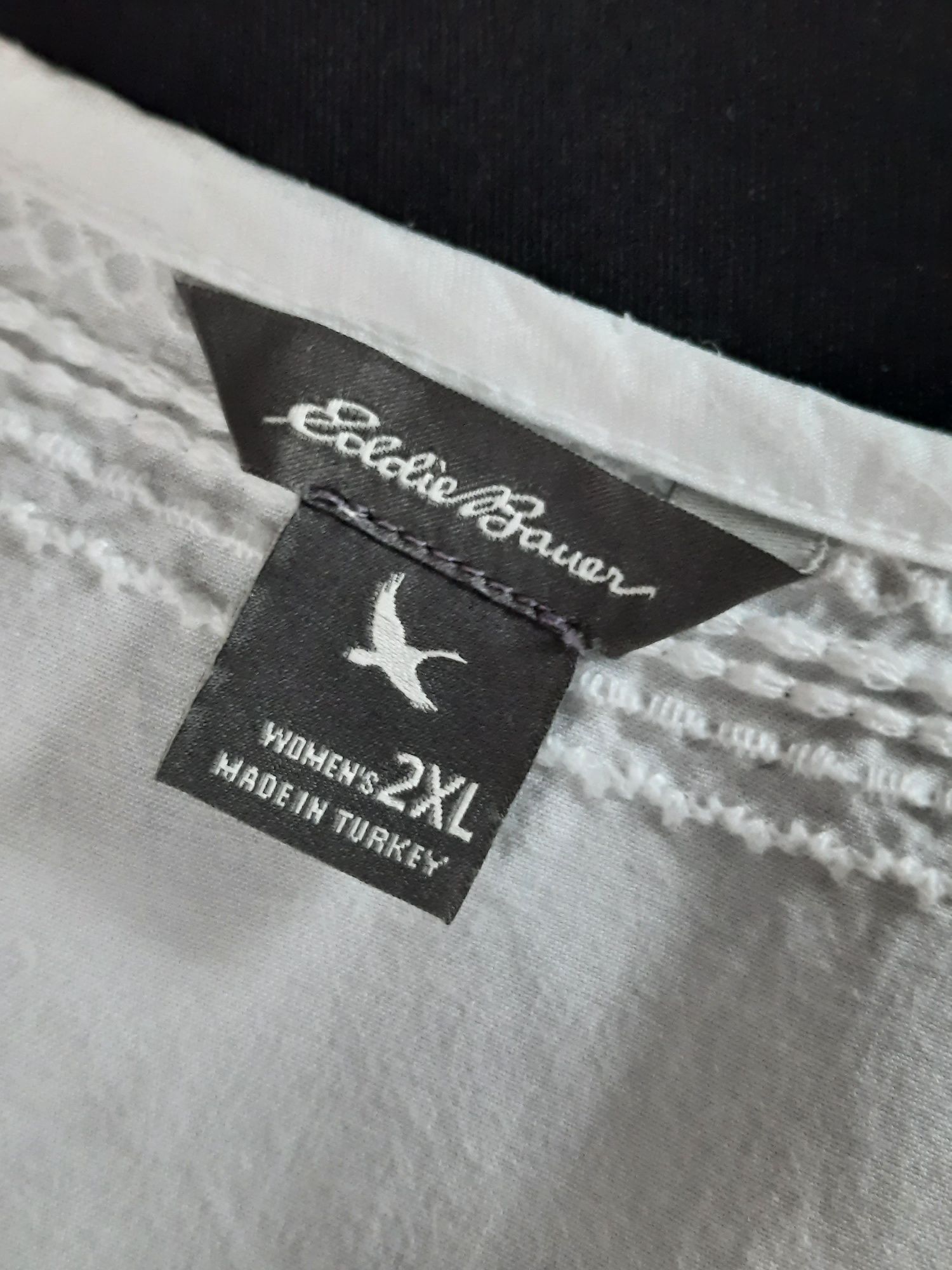 Bluzka biala lyocel Eddie Bauer  roz.48, XXL