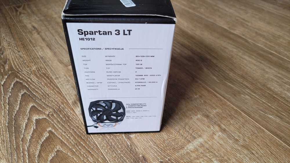 SilentiumPC Spartan 3 LT HE1012 - tylko Intel