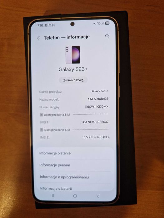 Samsung s23 plus 256gb purple