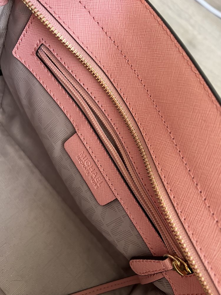 Michael Kors MK torebka selma medium różowa pale pink oryginalna