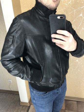 Кожаная куртка Lagerfeld