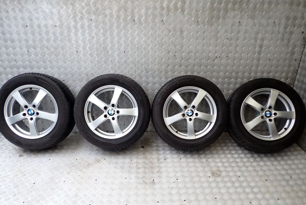 KOŁA FELGI ALUMINIOWE BMW  7,5JX17 ET 35  5X120  KBA 47688 Z OPONAMI ZIMA 225/60/17  DOSTĘPNE 2 KOMPLETY