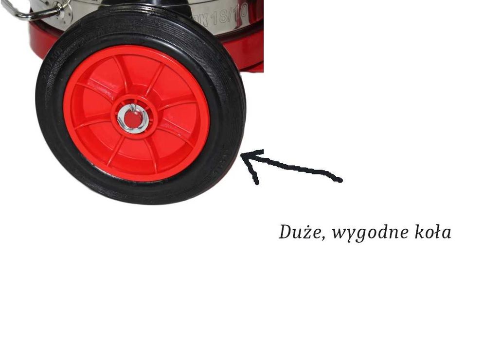 Dojarka do mleka konwiowa mobilna dla krów krowy kóz kozy, METAL 30 L.