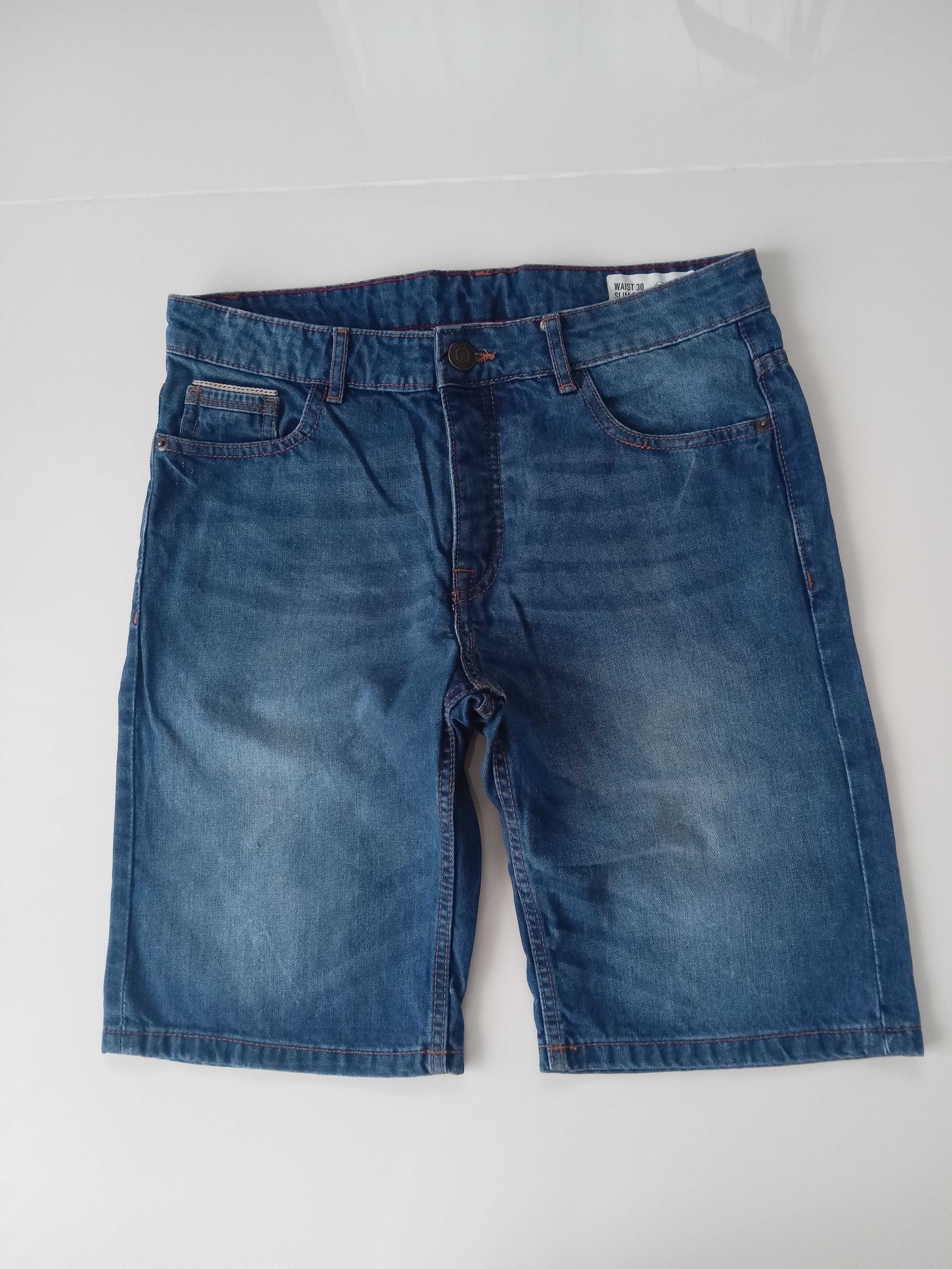 Denim_co spodenki męskie jeansowe pas 82 cm  *271